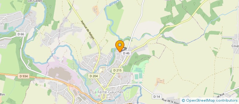 localisation de l'entreprise MONSIEUR JULIEN BRANCON  LA FERTE-GAUCHER