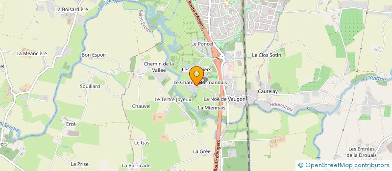 localisation de l'entreprise MONSIEUR JULIEN BRASSELET  VERN-SUR-SEICHE