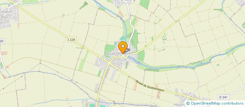 localisation de l'entreprise MONSIEUR JULIEN BRAUN  QUATZENHEIM