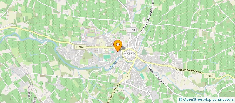 localisation de l'entreprise MONSIEUR JULIEN BREMOND  MAZAN