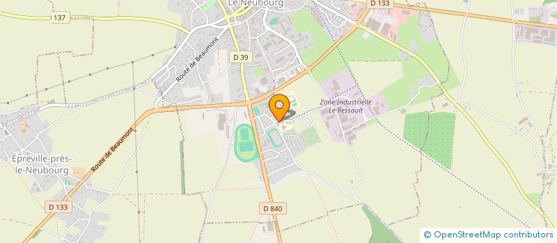 localisation de l'entreprise MONSIEUR JULIEN BRENNETOT  LE NEUBOURG