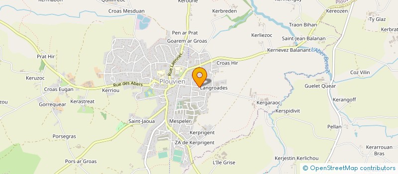 localisation de l'entreprise MONSIEUR JULIEN BRENTERCH  PLOUVIEN