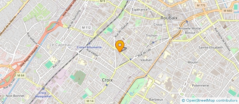localisation de l'entreprise MONSIEUR JULIEN BRESSAN à ROUBAIX