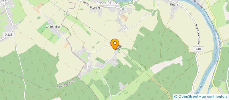 localisation de l'entreprise MONSIEUR JULIEN BRETON  ROSET-FLUANS