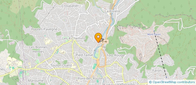 localisation de l'entreprise MONSIEUR JULIEN BRIAND à TOULON