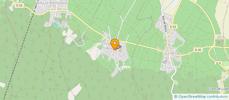 localisation de l'entreprise MONSIEUR JULIEN BRIARD  CHIGNY-LES-ROSES