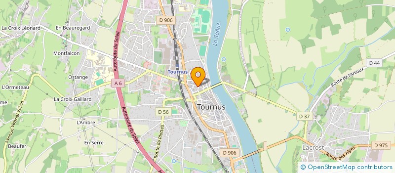 localisation de l'entreprise MONSIEUR JULIEN BRIDANT  TOURNUS