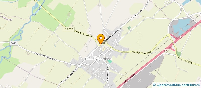 localisation de l'entreprise MONSIEUR JULIEN BRIEZ  LAFITTE-VIGORDANE