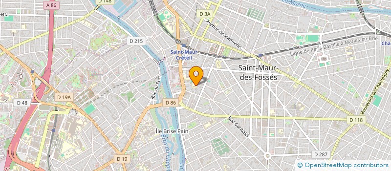 localisation de l'entreprise MONSIEUR JULIEN BRIN  SAINT-MAUR-DES-FOSSES