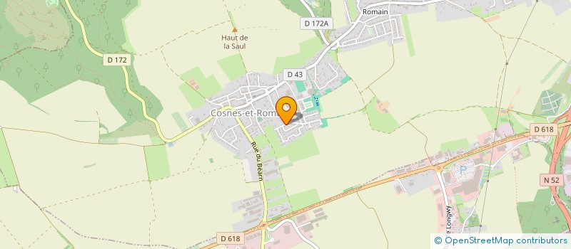 localisation de l'entreprise MONSIEUR JULIEN BROCARD  COSNES-ET-ROMAIN