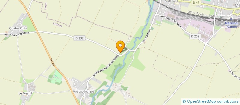 localisation de l'entreprise MONSIEUR JULIEN BROQUET  MEZIDON VALLEE D'AUGE