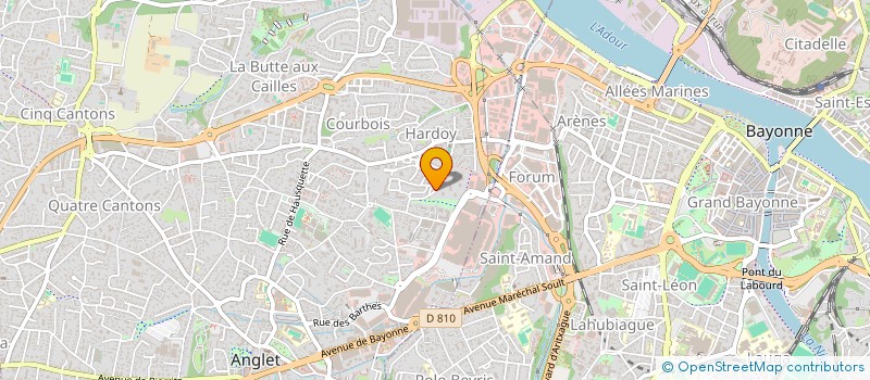 localisation de l'entreprise MONSIEUR JULIEN BROSSARD  BOUCAU