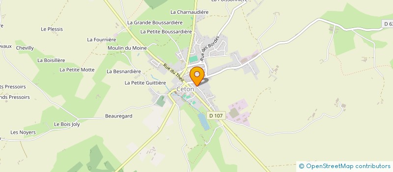 localisation de l'entreprise MONSIEUR JULIEN BROSSE à CETON