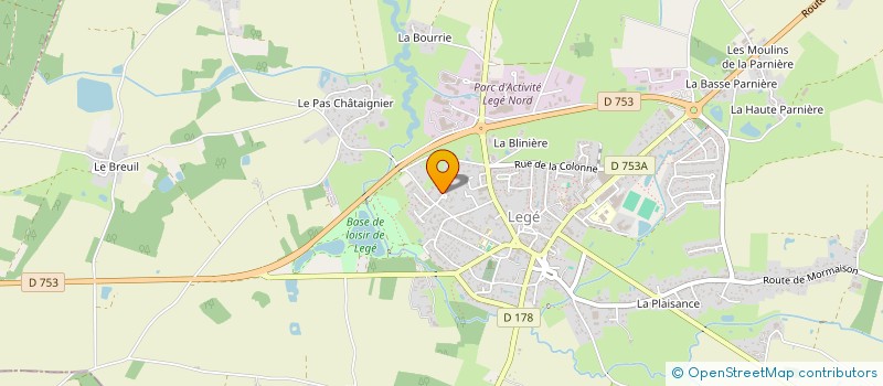 localisation de l'entreprise MONSIEUR JULIEN BROSSET  LEGE