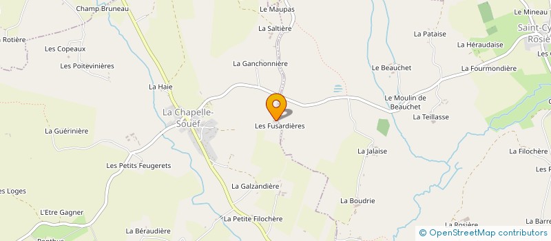 localisation de l'entreprise MONSIEUR JULIEN BROTHIER à LA CHAPELLE-SOUEF