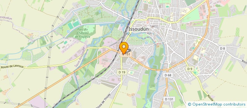 localisation de l'entreprise MONSIEUR JULIEN BROULARD à ISSOUDUN