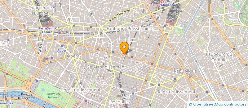 localisation de l'entreprise MONSIEUR JULIEN BRU  PARIS