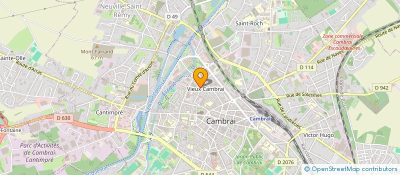 localisation de l'entreprise MONSIEUR JULIEN BRUET  CAMBRAI