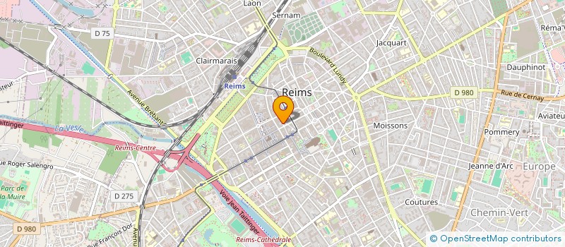 localisation de l'entreprise MONSIEUR JULIEN BRULLOT  REIMS