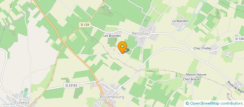 localisation de l'entreprise MONSIEUR JULIEN BRUN  BERCLOUX