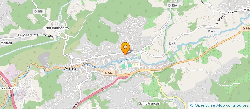 localisation de l'entreprise MONSIEUR JULIEN BRUN  AURIOL