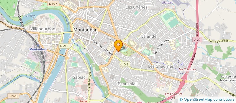 localisation de l'entreprise MONSIEUR JULIEN BRUNEAU  MONTAUBAN