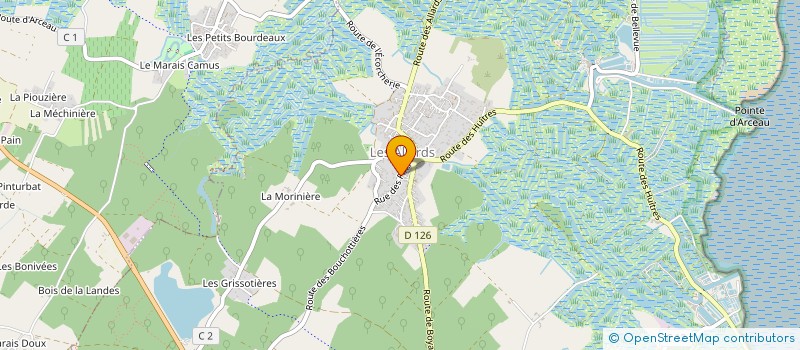 localisation de l'entreprise MONSIEUR JULIEN BRUNELIERE  DOLUS-D'OLERON