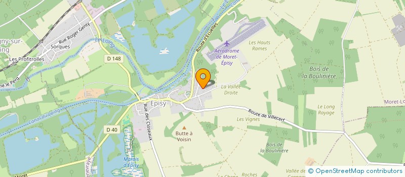 localisation de l'entreprise MONSIEUR JULIEN BRUNELLE  MORET-LOING-ET-ORVANNE