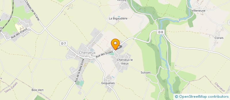 localisation de l'entreprise MONSIEUR JULIEN BRUNET à CHERVEUX