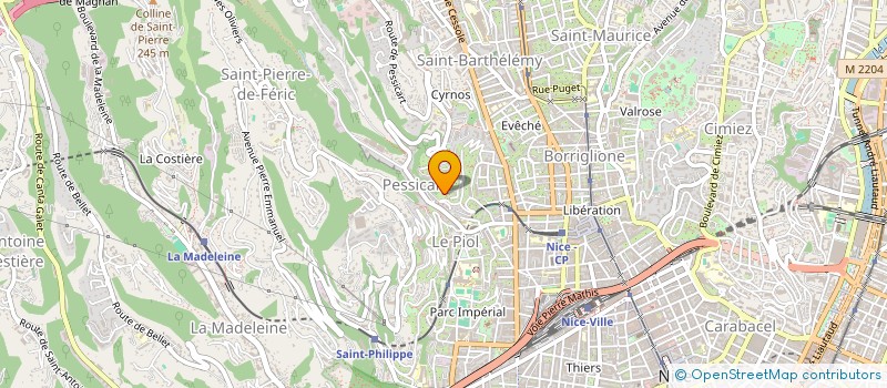 localisation de l'entreprise MONSIEUR JULIEN BRUNET  NICE