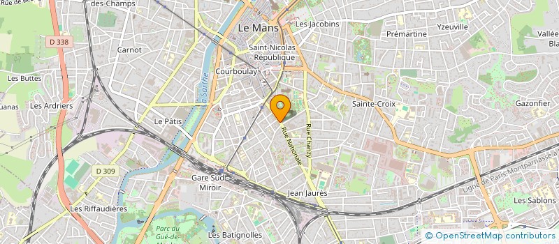 localisation de l'entreprise MONSIEUR JULIEN BRUNIER à LE MANS