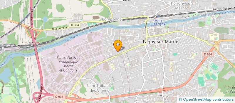 localisation de l'entreprise MONSIEUR JULIEN BRUNNER  LAGNY-SUR-MARNE