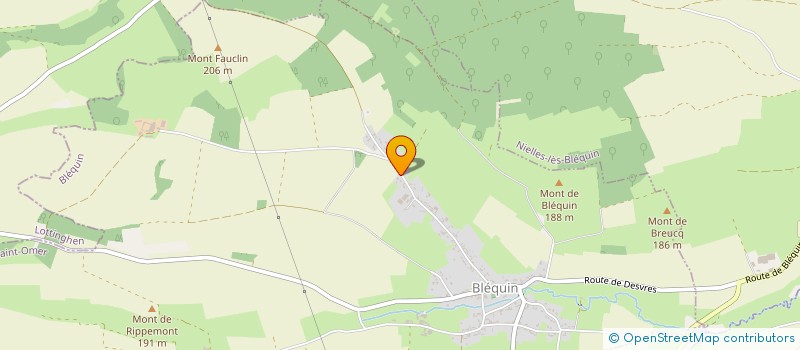 localisation de l'entreprise MONSIEUR JULIEN BRUSSELLE  BLEQUIN