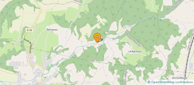 localisation de l'entreprise MONSIEUR JULIEN BRUT  MOIDIEU-DETOURBE