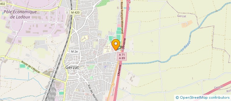 localisation de l'entreprise MONSIEUR JULIEN BRY  GERZAT