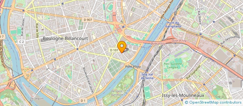 localisation de l'entreprise MONSIEUR JULIEN BUCAILLE à BOULOGNE-BILLANCOURT