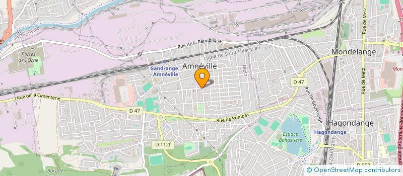 localisation de l'entreprise MONSIEUR JULIEN BUCHER  AMNEVILLE