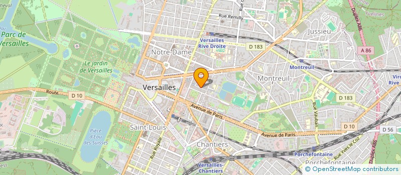 localisation de l'entreprise MONSIEUR JULIEN BULLET à VERSAILLES