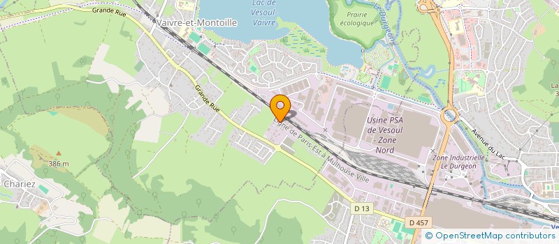 localisation de l'entreprise MONSIEUR JULIEN BULLIER  MONTIGNY-LES-VESOUL