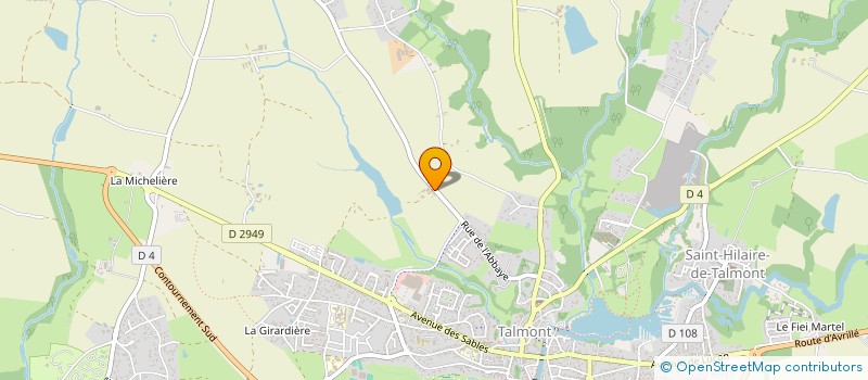 localisation de l'entreprise MONSIEUR JULIEN BULTEAU  TALMONT-SAINT-HILAIRE