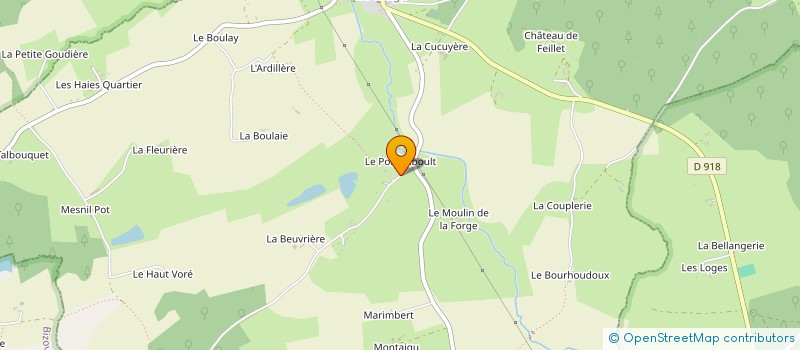 localisation de l'entreprise MONSIEUR JULIEN BUOT à LE MAGE