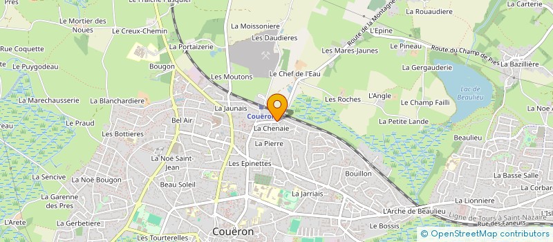 localisation de l'entreprise MONSIEUR JULIEN BURBAN à COUERON