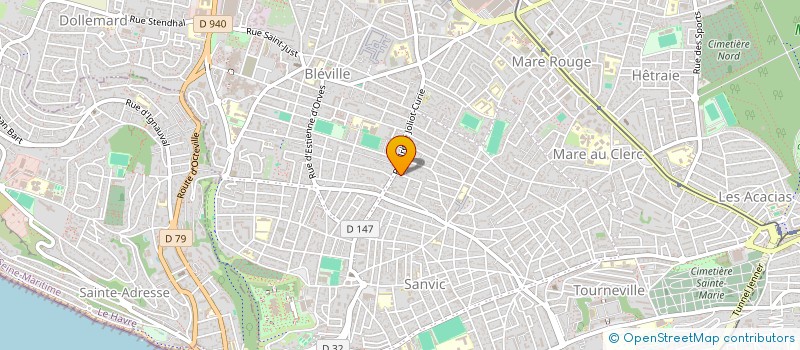 localisation de l'entreprise MONSIEUR JULIEN BUREL  LE HAVRE