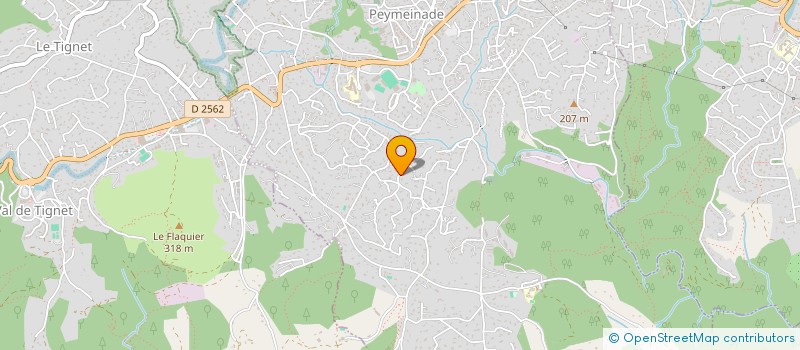 localisation de l'entreprise MONSIEUR JULIEN BURGAL  PEYMEINADE