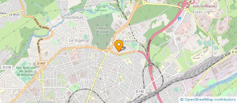 localisation de l'entreprise MONSIEUR JULIEN BUSEYNE à LIMOGES