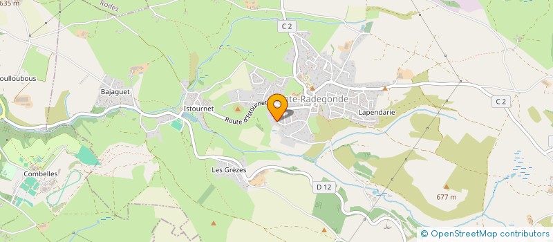 localisation de l'entreprise MONSIEUR JULIEN CABANIOLS  SAINTE-RADEGONDE