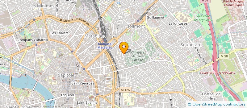 localisation de l'entreprise MONSIEUR JULIEN CADENE  TOULOUSE