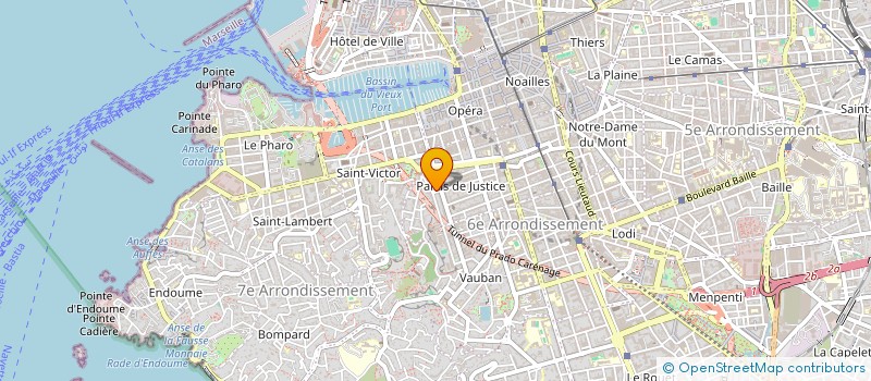 localisation de l'entreprise MONSIEUR JULIEN CADIERE à MARSEILLE