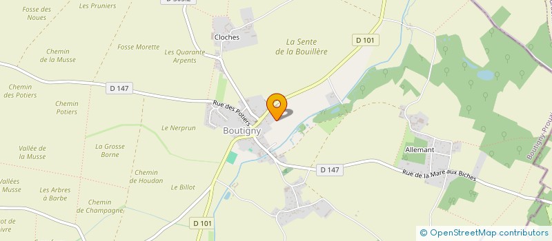 localisation de l'entreprise MONSIEUR JULIEN CADOR à BOUTIGNY-PROUAIS