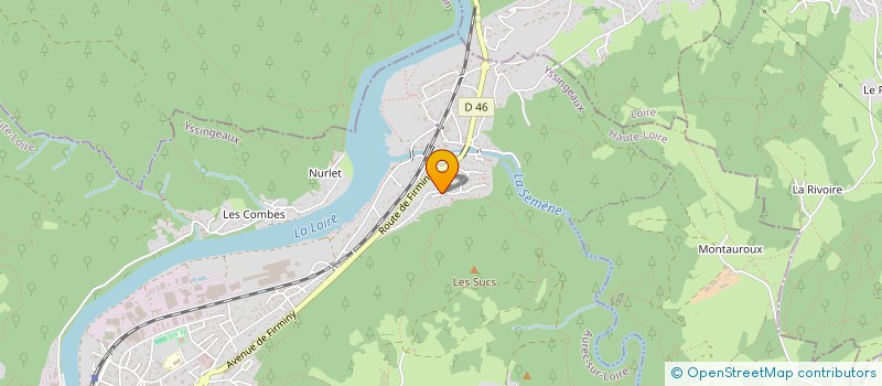 localisation de l'entreprise MONSIEUR JULIEN CADROT  AUREC-SUR-LOIRE